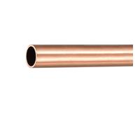 HAOTAISH Il Tubo Tondo in Rame T2 Viene Utilizzato per La Decorazione Meccanica di Edifici di Progetti Fai-da-Te, Spessore della Parete 2 mm Lunghezza 500 mm,23×27mm