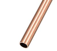 HAOTAISH Il Tubo Tondo in Rame T2 Viene Utilizzato per Macchine Edili Artigianali Fai-da-Te, Spessore della Parete 1mm Lunghezza 500mm,5.5×7.5mm