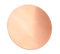 HAOTAISH La Piastra Rotonda in Rame T2 Viene Utilizzata per L'artigianato Fai-da-Te, La Decorazione degli Edifici, L'industria Elettrica, Lo Spessore 1mm,1×70mm