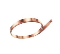HAOTAISH La Striscia di Rame in Lamina di Rame Viene Utilizzata per L'impermeabilizzazione del Tetto Artigianale Fai-da-Te, Spessore 0,6/0,8mm,Lunghezza 1m,0.6×60mm