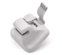 HAOTOM Ganci fissaggio alette parasole Supporto con gancio per visiera parasole Grigio per VW Golf 5 6 Jetta Passat B6 CC Tiguan Touran Beetle 1K0857561B