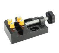 HaoTrade Mini morsa universale per trapano a pressione, buoni effetti di fissaggio, piccola morsa da banco, morsa da tavolo, per fai da te, gioielli, artigianato, trapano in noce, strumenti per