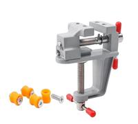 HaoTrade Morsa a ventosa in lega di alluminio, mini morsa da banco regolabile da tavolo piccola morsa da 30 mm, morsa a ventosa, universale, mini morsetto a vite da banco per piccole parti che tengono