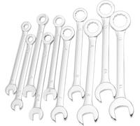 HaoTrade Set di 10 mini chiavi combinate a cricchetto, 4 - 11 mm, chiave a forchetta metrica, mini chiave a forchetta aperta e estremità della scatola, strumento Torx