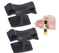 Haowul 2pcs Arbitro Fischietto Porta Clip per Impugnatura per Dito per Calcio Calcio Allenatore di Basket Accessori per Morsetti Black