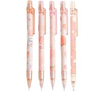 Haowul 4 Pezzi Rosa Matita Meccanica Ricarica Matite Automatiche Carino Pesca Pesca Matita Meccanica Automatica Cancelleria Forniture per Ufficio Scolastiche Prodotti per Ufficio