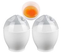Haowul Cuociuova per Microonde Cuociuova per Microonde per Uova Sode Creatore Rapido per Uova in Camicia Tazze per Bracconiere Bollitore Facile per Piccole Uova per Colazione Cucina Ristorante
