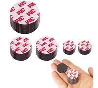 HAOXYO 50 Pezzi Calamita Adesiva, Piastre Magnetiche Autoadesive, Include tre misure, spessore 2 mm Calamite Adesive per Note, Foto e Progetti Creativi