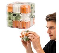 HAOXYO Cubo Puzzle Labirinto 3D, Grande Labirinto Cubo Giocattolo Rompicapo Coinvolgente Gioco Di Allenamento Cerebrale per Sviluppare la Capacità Logica di Pensiero