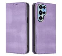 HAOYE Cover per Doogee Note 56X / Note 56X Pro, Portafoglio Custodia in TPU e Pelle con Slot Carte/Blocco RFID/Chiusura Magnetica/Funzione Stand - Viola