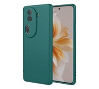 HAOYE Cover per Motorola Moto Edge 70 5G / X70 Air, Custodia Protettiva Antigraffio Silicone Morbida TPU Ultra Sottile ma Resistente Case con Fodera in Tessuto. Verde scuro