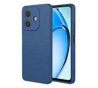 HAOYE Cover per OPPO A40 4G, Custodia Protettiva Antigraffio Silicone Morbida TPU Ultra Sottile ma Resistente Case con Fodera in Tessuto. Blu