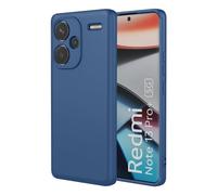 HAOYE Cover per Xiaomi Redmi Note 13 Pro+ Plus 5G, Custodia Protettiva Antigraffio Silicone Morbida TPU Ultra Sottile ma Resistente Case con Fodera in Tessuto. Blu