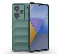 HAOYE Cover per Xiaomi Redmi Note 13 Pro+ Plus 5G, Custodia Protettiva Antigraffio Silicone Morbida TPU Ultra Sottile ma Resistente Case con Fodera in Tessuto. Verde