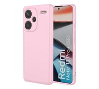 HAOYE Cover per Xiaomi Redmi Note 13 Pro+ Plus 5G, Custodia Protettiva Antigraffio Silicone Morbida TPU Ultra Sottile ma Resistente Case con Fodera in Tessuto. Rosa