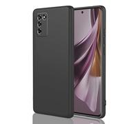HAOYE Cover per ZTE Blade V30 Vita, Custodia Protettiva Antigraffio Silicone Morbida TPU Ultra Sottile ma Resistente Case con Fodera in Tessuto. Nero