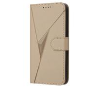 HAOYE Custodia in Pelle Premium per Doogee N60 Pro - Portafoglio con Chiusura Magnetica Cover, Supporto Regolabile & Protezione Avanzata - Oro