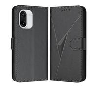 HAOYE Custodia in Pelle Premium per Oneplus Nord CE5 - Portafoglio con Chiusura Magnetica Cover, Supporto Regolabile & Protezione Avanzata - Nero