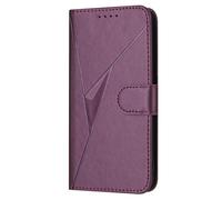 HAOYE Custodia in Pelle Premium per Xiaomi Redmi 15C 4G - Portafoglio con Chiusura Magnetica Cover, Supporto Regolabile & Protezione Avanzata - Viola Scuro