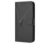 HAOYE Custodia in Pelle Premium per ZTE Blade A76 5G - Portafoglio con Chiusura Magnetica Cover, Supporto Regolabile & Protezione Avanzata - Nero
