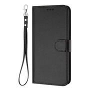 HAOYE Custodia Pelle per ZTE nubia Red Magic 10 Pro/Magic 10 Pro+ con Cover Portafoglio - Guscio Magnetico, Tasche Carta& Cinturino, e Bumper Supporto - Nero