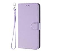 HAOYE Custodia Pelle per ZTE nubia Red Magic 10 Pro/Magic 10 Pro+ con Cover Portafoglio - Guscio Magnetico, Tasche Carta& Cinturino, e Bumper Supporto - Viola chiaro