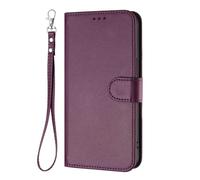 HAOYE Custodia Pelle per ZTE nubia Red Magic 10 Pro/Magic 10 Pro+ con Cover Portafoglio - Guscio Magnetico, Tasche Carta& Cinturino, e Bumper Supporto - Viola