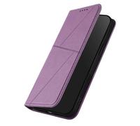HAOYE Custodia Pelle per ZTE nubia Red Magic 10 Pro/Magic 10 Pro+ - Cover Magnetica con Tasche Carte, Anti-Impronte Case & Supporto - Viola