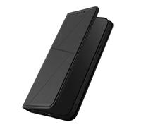 HAOYE Custodia Pelle per ZTE nubia Red Magic 10 Pro/Magic 10 Pro+ - Cover Magnetica con Tasche Carte, Anti-Impronte Case & Supporto - Nero