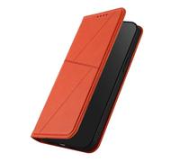 HAOYE Custodia Pelle per ZTE nubia Red Magic 10 Pro/Magic 10 Pro+ - Cover Magnetica con Tasche Carte, Anti-Impronte Case & Supporto - Rosso