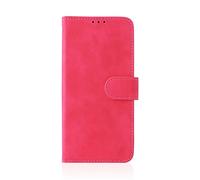 HAOYE Leather Folio Cover per Doogee N60 Pro, Premium Pelle PU Portafoglio Flip Case Custodia con [Slot per Scheda] [Funzione di Supporto]. Rosso