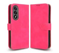 HAOYE Leather Folio Cover per Oneplus Nord CE5, Premium Pelle PU Portafoglio Flip Case Custodia con [Slot per Scheda] [Funzione di Supporto]. Rosso