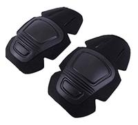 haoYK Set di ginocchiere tattiche protettive per gomiti, per combattimento tattico G2 G3, pantaloni per attività all'aperto (ginocchia BK-B)