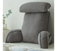 HAOYUES Cuscino da Lettura, Cuscino di Lettura del Letto, Cuscino per Divano E Comodino con Design Staccabile, Cuscino per Divano con braccioli, Cuscino per la Schiena per Adulti per Lettura
