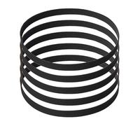 Haoyull 5 cinghie per giradischi a nastro, 5 mm, cinghie in gomma per registratore ns per progetti