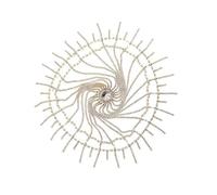 Haoyull Cerchietto per capelli con catena per capelli da sposa, colore oro/argento, fascia per capelli per festa di nozze