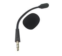 Haoyull Cuffie da gioco con microfono staccabile da 3,5 mm con copertura in schiuma, microfono a braccio con cancellazione del rumore per cuffie BarracudaX