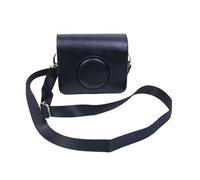 Haoyull Custodia per fotocamera in pelle PU morbida borsa per fotocamera EVO Instant Film Borsa con tracolla, Nero , 12.8x9.5x4cm