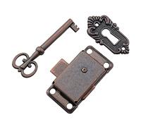 Haoyull Il cassetto del ferro antico blocca le serrature decorative ith della mobilia per la chiave per i cassetti, ardrobe, contenitore di gioielli, Governo