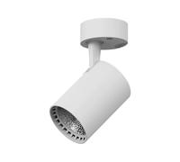 HAOZIWEI Faretto Direzionale LED Bianco Orientabile a Soffitto, Rotazione 355°+90°, Faretti a Muro a Fuoco per Soggiorno e Galleria, Lampade per Esposizione Opere d'Arte(3000K,20w)