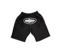 HAOZYUN Coppia Pantaloncini Sportivi Stampa Classica Estiva Nuovo Stile Street Loose Casual Trend Hip-Hop Cinque Quarti-Color-3||S