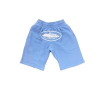 HAOZYUN Coppia Pantaloncini Sportivi Stampa Classica Estiva Nuovo Stile Street Loose Casual Trend Hip-Hop Cinque Quarti-Color-1||L