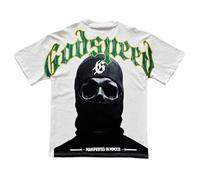 HAOZYUN Estate Adolescente Tendenza Scheletro Stampa Rotondo Collare Rilassato Coppia Maniche Corte Identico T-Shirt Cotone-Color-4||l