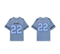 HAOZYUN Nuova Maglietta Estiva Sport All'aperto Uomo T-Shirt Numero 22 Stampa Lavaggio Acqua Vintage Uomo Donna Coppia Tendenza Casual T-Shirt-Color-7||x_l
