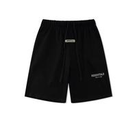 HAOZYUN Pantaloncini Donna Jogging Sport Casual Uomini E Donne Tendenza High Street Lettere Tridimensionali Pantaloni A Cinque Quarti (Color-2,M)