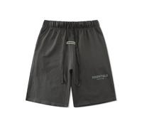 HAOZYUN Pantaloncini Donna Jogging Sport Casual Uomini E Donne Tendenza High Street Lettere Tridimensionali Pantaloni A Cinque Quarti (Color-1,S)