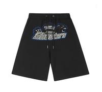 HAOZYUN Pantaloncini Sportivi Estivi da Uomo, Pantaloncini Casual da Jogging Ricamati High Street (Color-2,S)