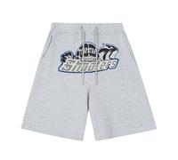HAOZYUN Pantaloncini Sportivi Estivi da Uomo, Pantaloncini Casual da Jogging Ricamati High Street (Color-1,S)