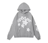 HAOZYUN Primavera-Autunno Hip-Hop Felpa con Cappuccio Unisex con Stampa A Lettere in Rilievo Felpa con Cappuccio Unisex per Coppie Felpa Sportiva Casual alla Moda-Color-6||s