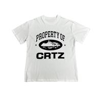 HAOZYUN Simple Lettera Stampata T-Shirt Cotone Rilassato Collo Rotondo Giornaliero Respirabile Coppia Maniche Corte Estate Uomo E Donna T-Shirt-Color-8||x_l